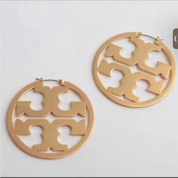 NWOT Tory Burch Miller Hoop Earring - Picture 3 of 6